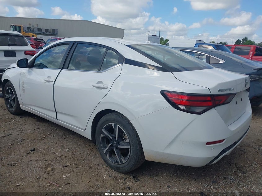 2025 Nissan Sentra VIN 3N1AB8CV8SY302149 IAAI salvage auction — FRONT END, Enterprise Vehicles Clear Only (Texas), sold $12,150 on 2026-08-20 (photo 3)