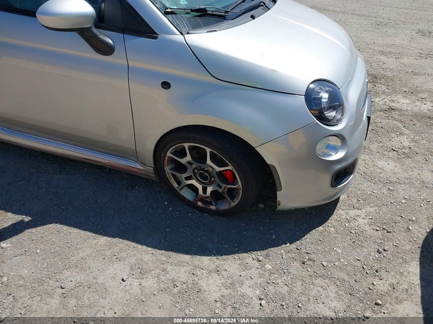 2012 Fiat 500 VIN 3C3CFFBR6CT125672 IAAI salvage auction — NORMAL WEAR, Salvage Title - Dealer (California), sold $350 on 2026-09-10 (photo 6)