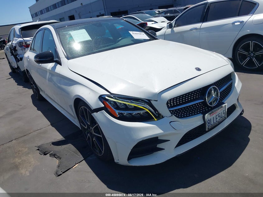 2019 Mercedes-benz C-klasse VIN 55SWF8DB8KU292311 — IAAI salvage auction photo