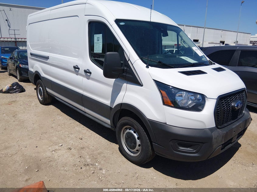 2025 Ford Transit VIN 1FTBR1C84SKB18095 IAAI salvage auction — FRONT & REAR, Enterprise Vehicles Clear Only (Texas), sold $25,950 on 2026-08-20 (photo 1)