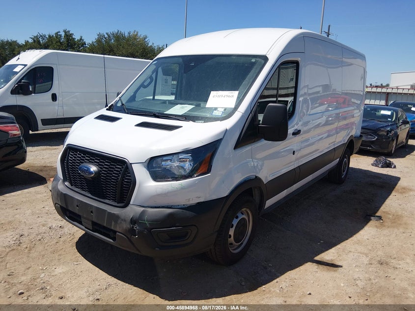 2025 Ford Transit VIN 1FTBR1C84SKB18095 IAAI salvage auction — FRONT & REAR, Enterprise Vehicles Clear Only (Texas), sold $25,950 on 2026-08-20 (photo 2)