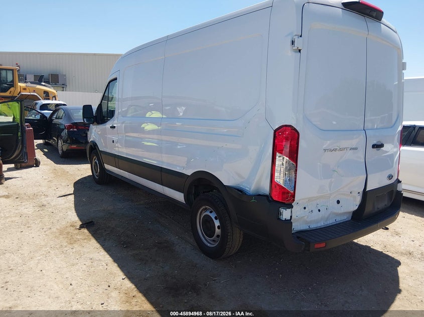 2025 Ford Transit VIN 1FTBR1C84SKB18095 IAAI salvage auction — FRONT & REAR, Enterprise Vehicles Clear Only (Texas), sold $25,950 on 2026-08-20 (photo 3)