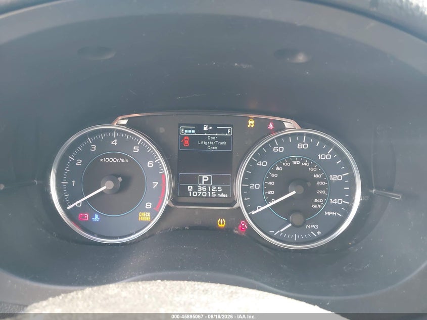 2015 Subaru Impreza VIN JF1GJAM69FH022689 IAAI salvage auction — FRONT END, Salvage (North Carolina), sold $1,200 on 2026-09-05 (photo 7)