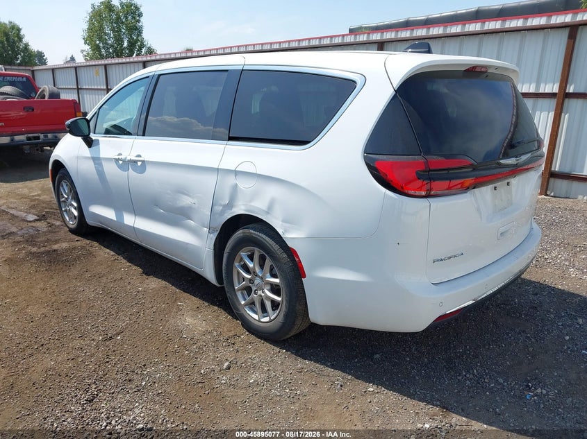 2025 Chrysler Pacifica VIN 2C4RC1BG6SR581639 IAAI salvage auction — LEFT SIDE, Enterprise Vehicles Clear Only (California), sold $17,850 on 2026-08-19 (photo 3)