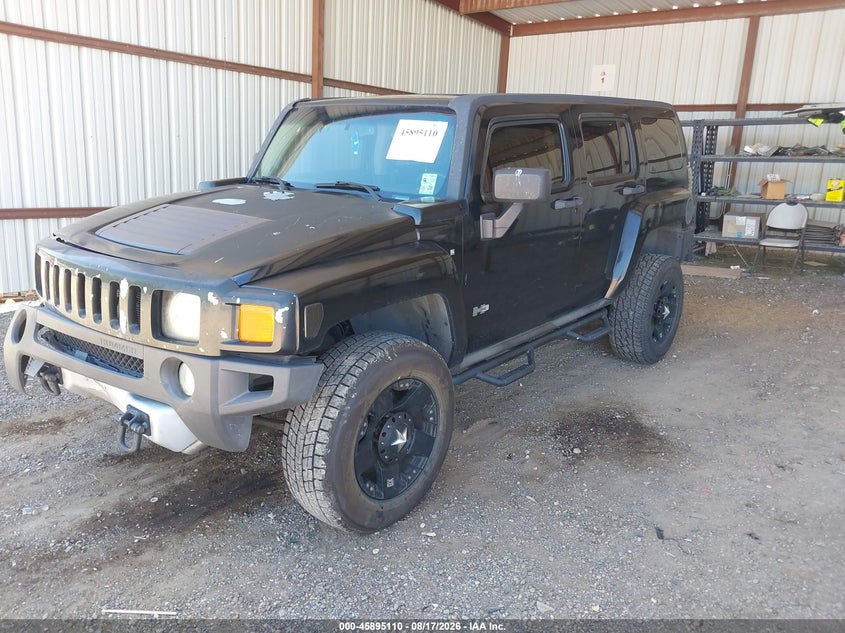 2008 Hummer H3 VIN 5GTEN13E588192221 IAAI salvage auction — RIGHT FRONT, Salvage (Louisiana), sold $1,200 on 2026-08-31 (photo 2)