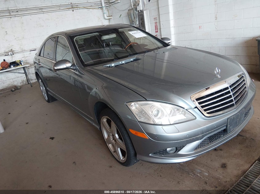 2008 Mercedes-benz S-klasse VIN WDDNG71X68A186340 IAAI salvage auction — NORMAL WEAR, Clear (Minnesota), sold $825 on 2026-08-19 (photo 1)