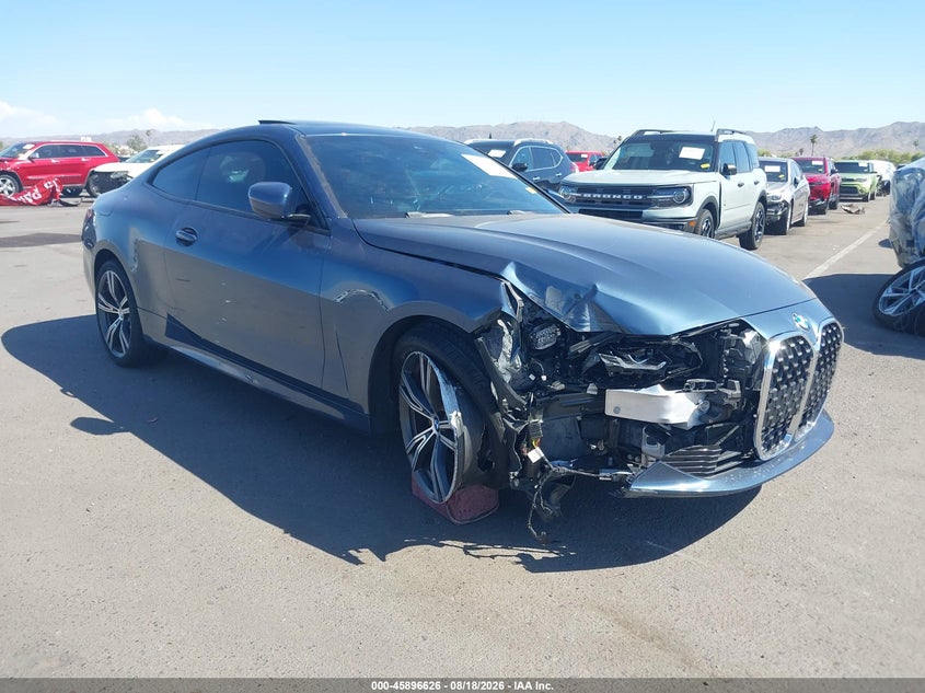 2021 BMW 4er VIN WBA53AP03MCG48607 — IAAI salvage auction photo