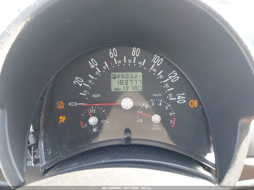 1998 Volkswagen Beetle VIN 3VWBB61C4WM001489 IAAI salvage auction — FRONT END, Bill Of Sale (Washington), sold $325 on 2026-09-06 (photo 7)
