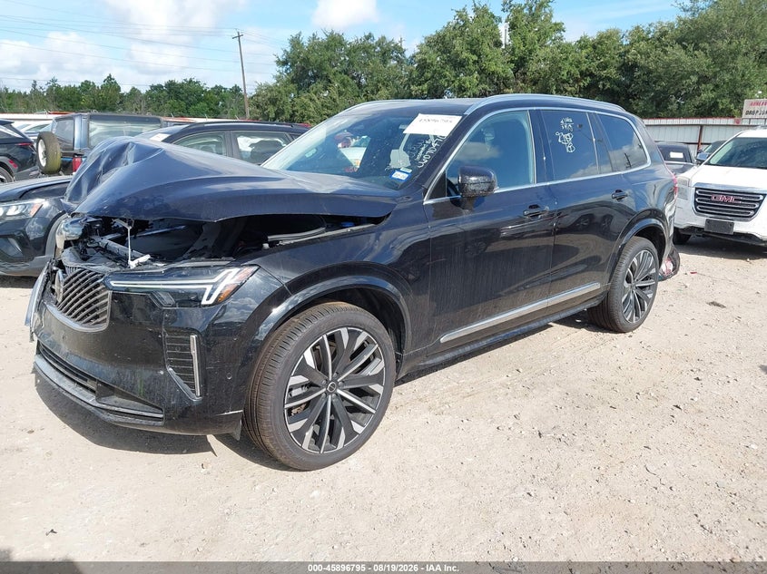 2026 Volvo Xc90 VIN YV4062PE8T1514086 IAAI salvage auction — FRONT END, Clear (Texas), sold $8,900 on 2026-08-27 (photo 2)