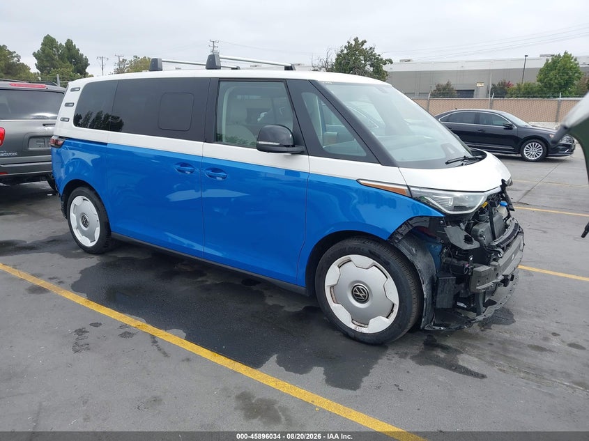 2025 Volkswagen Id.buzz VIN WVG5WVEB8SH014109 IAAI salvage auction — FRONT END, Wait Title, sold $22,300 on 2026-09-14 (photo 1)