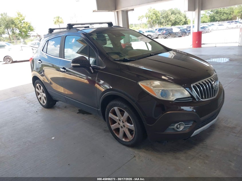 2014 Buick Encore VIN KL4CJDSB8EB658025 IAAI salvage auction — NORMAL WEAR, Clear (Florida), sold $1,000 on 2026-09-16 (photo 1)