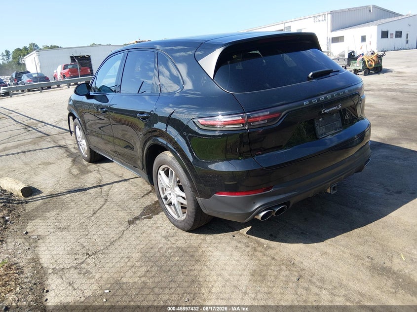 2019 Porsche Cayenne VIN WP1AB2AY7KDA63900 IAAI salvage auction — FRONT END, Salvage (North Carolina), sold $10,450 on 2026-09-03 (photo 3)