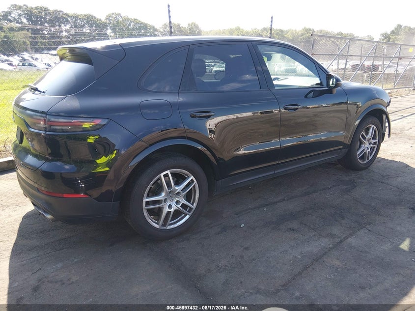 2019 Porsche Cayenne VIN WP1AB2AY7KDA63900 IAAI salvage auction — FRONT END, Salvage (North Carolina), sold $10,450 on 2026-09-03 (photo 4)