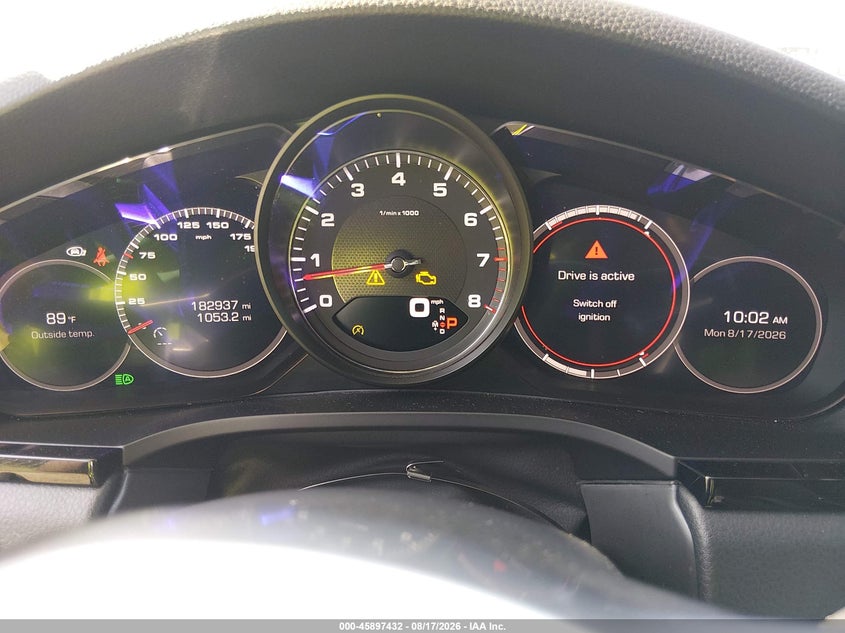 2019 Porsche Cayenne VIN WP1AB2AY7KDA63900 IAAI salvage auction — FRONT END, Salvage (North Carolina), sold $10,450 on 2026-09-03 (photo 7)