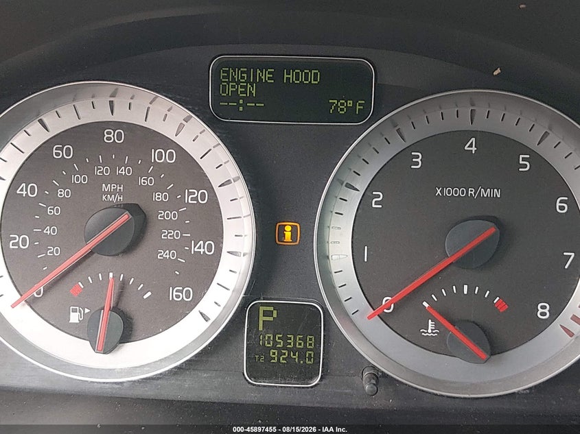 2011 Volvo C70 VIN YV1672MC2BJ116250 IAAI salvage auction — NORMAL WEAR, Clear - Dealer Only (California), sold $250 on 2026-08-20 (photo 7)