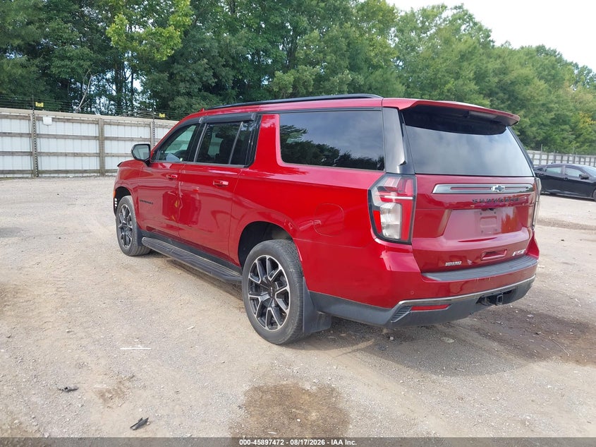 2021 Chevrolet Suburban VIN 1GNSCEKT7MR388857 IAAI salvage auction — WATER/FLOOD, Salvage (Tennessee), sold $10,300 on 2026-08-28 (photo 3)