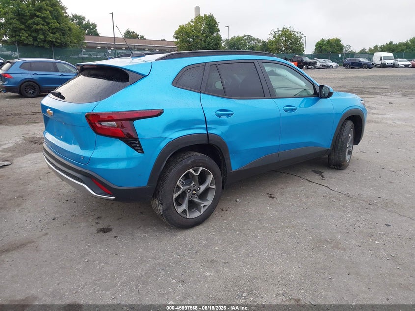 2025 Chevrolet Trax VIN KL77LHEP3SC255895 IAAI salvage auction — RIGHT REAR, Salvage (Pennsylvania), sold $8,600 on 2026-08-28 (photo 4)
