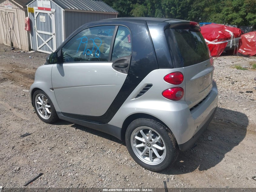 2008 Smart Fortwo VIN WMEEJ31X48K181170 IAAI salvage auction — NORMAL WEAR, Clear (Pennsylvania), sold $825 on 2026-09-08 (photo 3)