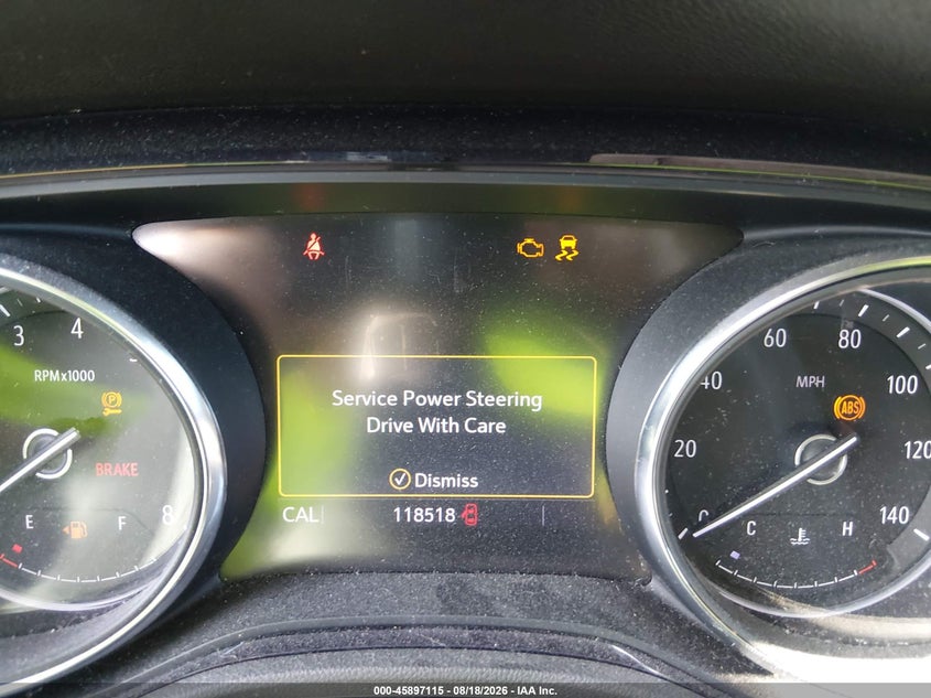 2020 Buick Encore gx VIN KL4MMDSL5LB130220 IAAI salvage auction — FRONT END, Salvage (Texas), sold $0 on 2026-10-03 (photo 7)