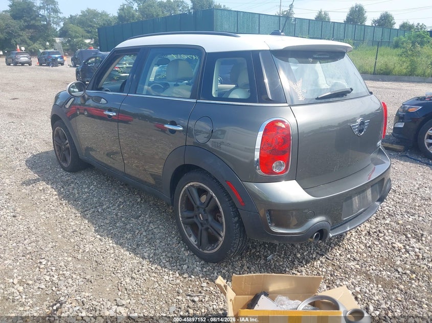 2012 Mini VIN WMWZC3C5XCWL85458 IAAI salvage auction — NORMAL WEAR, Clear (New York), sold $1,250 on 2026-08-26 (photo 3)