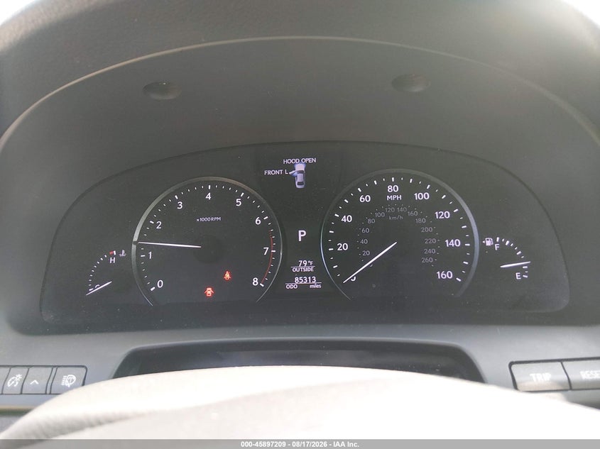 2015 Lexus Ls VIN JTHCL5EF5F5023895 IAAI salvage auction — ROOF, Salvage Title, sold $9,375 on 2026-09-23 (photo 7)