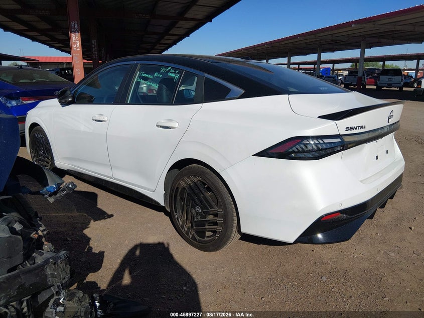 2026 Nissan Sentra VIN 3N1AB9DV9TY224972 IAAI salvage auction — MECHANICAL, Enterprise Vehicles Clear Only (California), sold $14,100 on 2026-08-25 (photo 3)