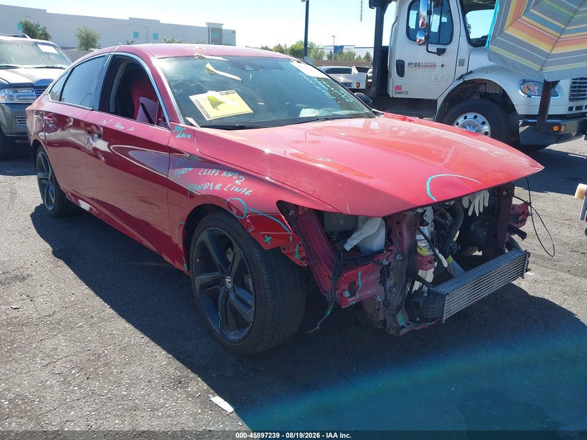2021 Honda Accord VIN 1HGCV1F48MA090336 — IAAI salvage auction photo