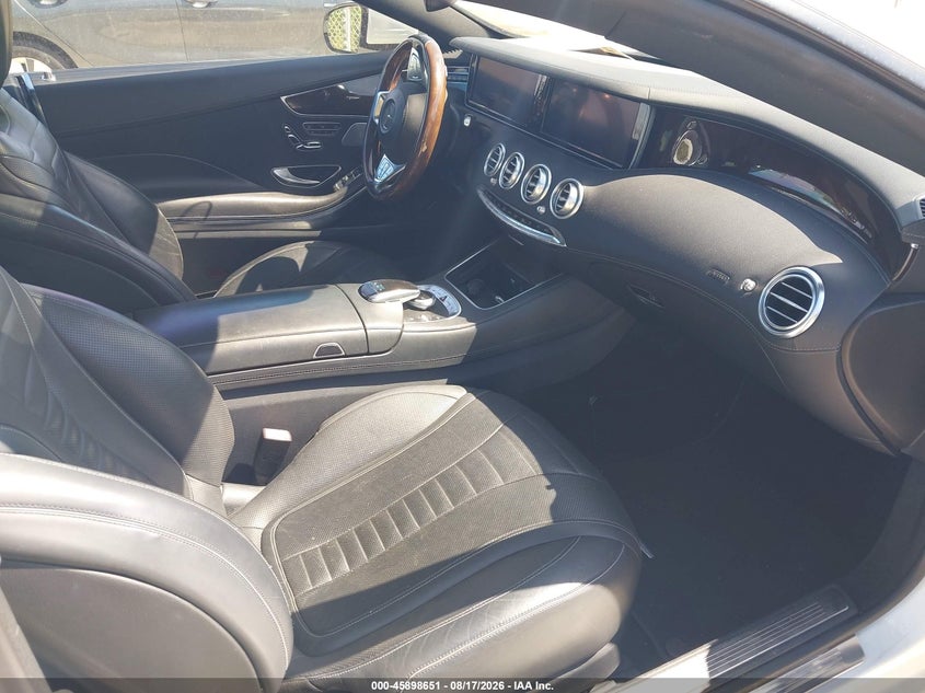 2016 Mercedes-benz S-klasse VIN WDDXJ8FB6GA016166 IAAI salvage auction — MECHANICAL, Clear (Texas), sold $10,400 on 2026-08-19 (photo 5)