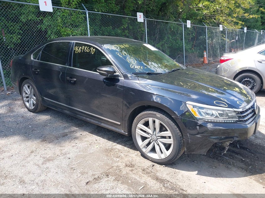 2017 Volkswagen Passat VIN 1VWGT7A36HC011194 IAAI salvage auction — SIDE, Salvage - Greater Than 75% (Maryland), sold $975 on 2026-09-06 (photo 1)