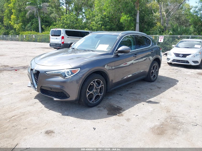 2018 Alfa romeo Stelvio VIN ZASFAKAN3J7B60256 IAAI salvage auction — REAR END, Wait Title, sold $5,000 on 2026-09-16 (photo 2)