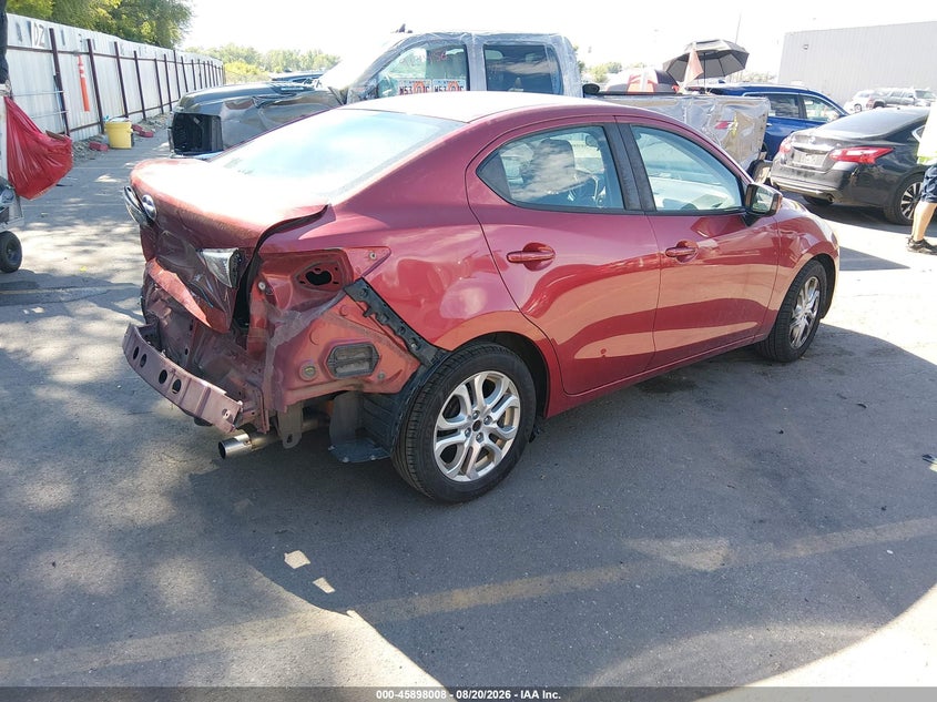 2016 Scion Ia VIN 3MYDLBZVXGY143350 IAAI salvage auction — REAR END, Salvage (Utah), sold $2,800 on 2026-09-10 (photo 4)