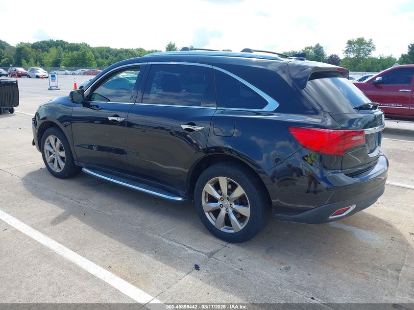 2014 Acura Mdx VIN 5FRYD4H83EB030299 IAAI salvage auction — FRONT END, Salvage (Indiana), sold $975 on 2026-09-04 (photo 3)