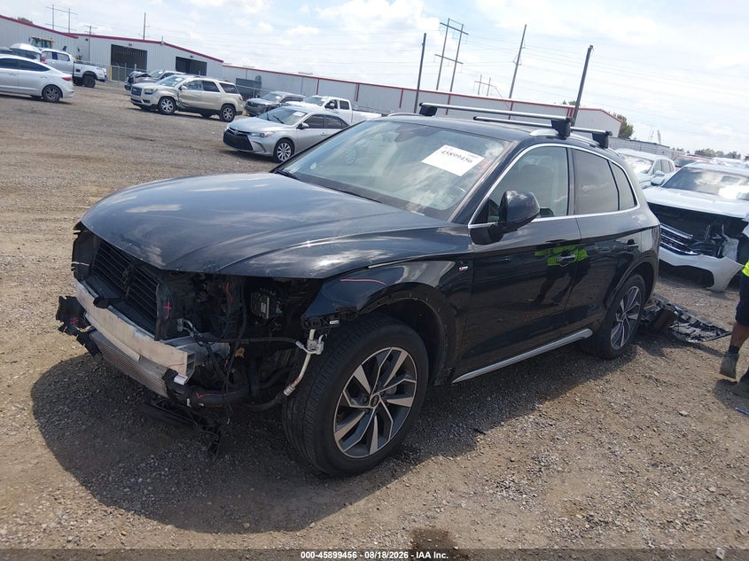 2022 Audi Q5 VIN WA1EAAFY3N2124999 IAAI salvage auction — FRONT END, Salvage (Louisiana), sold $12,700 on 2026-08-30 (photo 2)