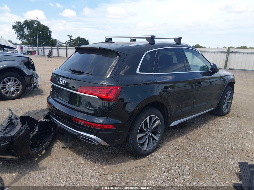 2022 Audi Q5 VIN WA1EAAFY3N2124999 IAAI salvage auction — FRONT END, Salvage (Louisiana), sold $12,700 on 2026-08-30 (photo 4)