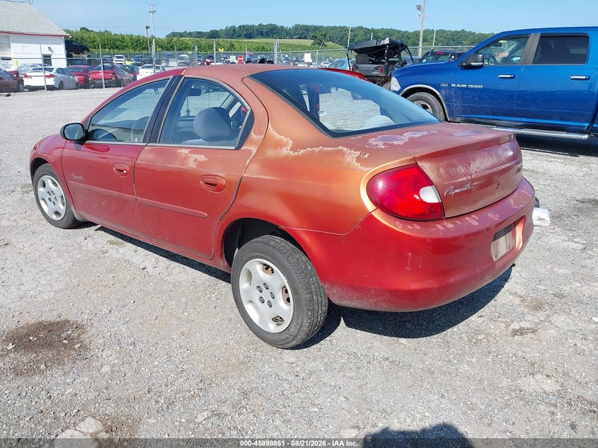 2000 Plymouth Neon VIN 1P3ES46C2YD506068 IAAI salvage auction — RIGHT FRONT, Salvage (Pennsylvania), sold $200 on 2026-09-23 (photo 3)