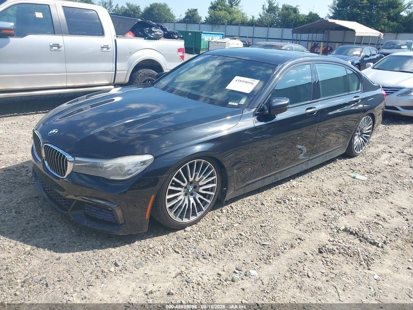 2017 BMW 7er VIN WBA7E2C54HG739746 IAAI salvage auction — NORMAL WEAR, Nrc Lienholder Repossession Paperwork (Georgia), sold $5,000 on 2026-09-07 (photo 2)