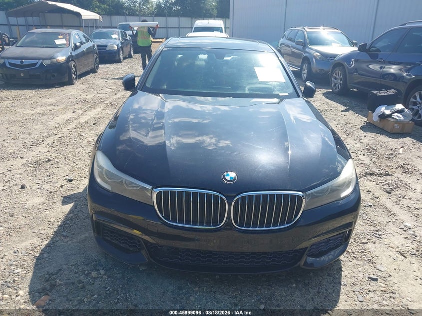 2017 BMW 7er VIN WBA7E2C54HG739746 IAAI salvage auction — NORMAL WEAR, Nrc Lienholder Repossession Paperwork (Georgia), sold $5,000 on 2026-09-07 (photo 6)