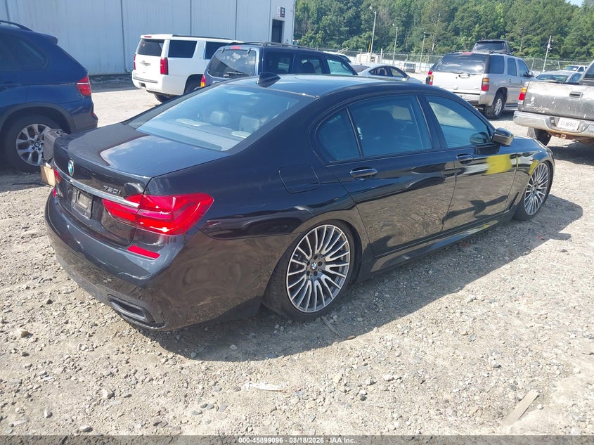 2017 BMW 7er VIN WBA7E2C54HG739746 IAAI salvage auction — NORMAL WEAR, Nrc Lienholder Repossession Paperwork (Georgia), sold $5,000 on 2026-09-07 (photo 4)