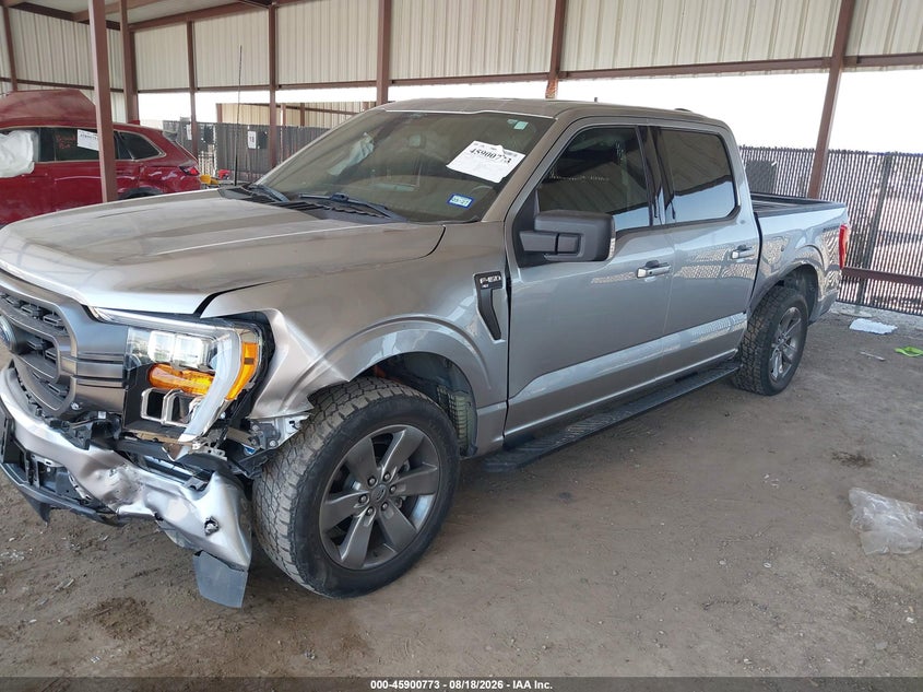 2022 Ford F-150 VIN 1FTEW1CP2NKD38398 IAAI salvage auction — FRONT END, Wait Title, sold $9,050 on 2026-10-07 (photo 2)