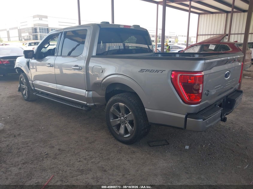 2022 Ford F-150 VIN 1FTEW1CP2NKD38398 IAAI salvage auction — FRONT END, Wait Title, sold $9,050 on 2026-10-07 (photo 3)