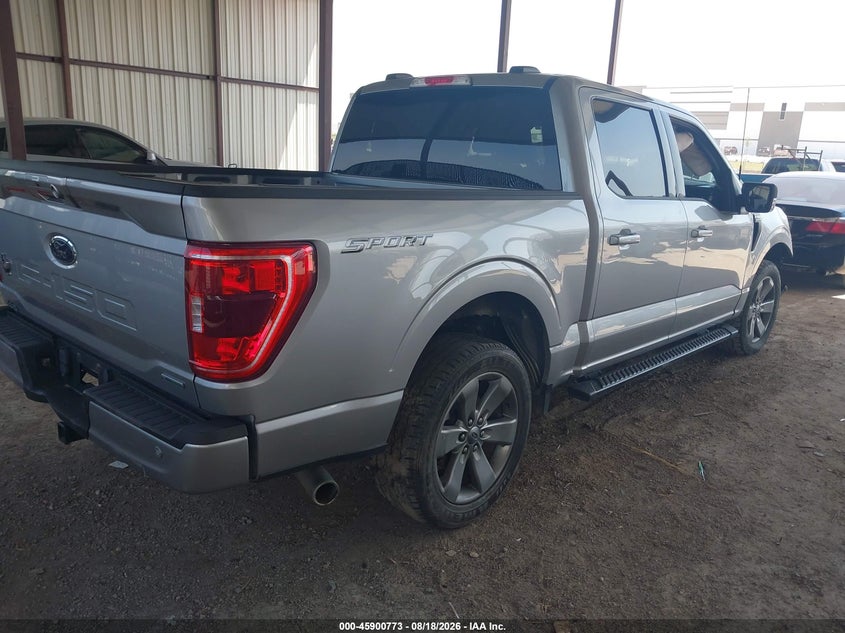 2022 Ford F-150 VIN 1FTEW1CP2NKD38398 IAAI salvage auction — FRONT END, Wait Title, sold $9,050 on 2026-10-07 (photo 4)