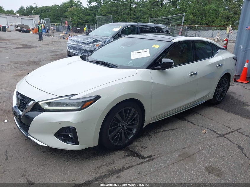 2020 Nissan Maxima VIN 1N4AA6FV2LC373265 IAAI salvage auction — REAR END, Wait Title, sold $7,100 on 2026-09-22 (photo 2)