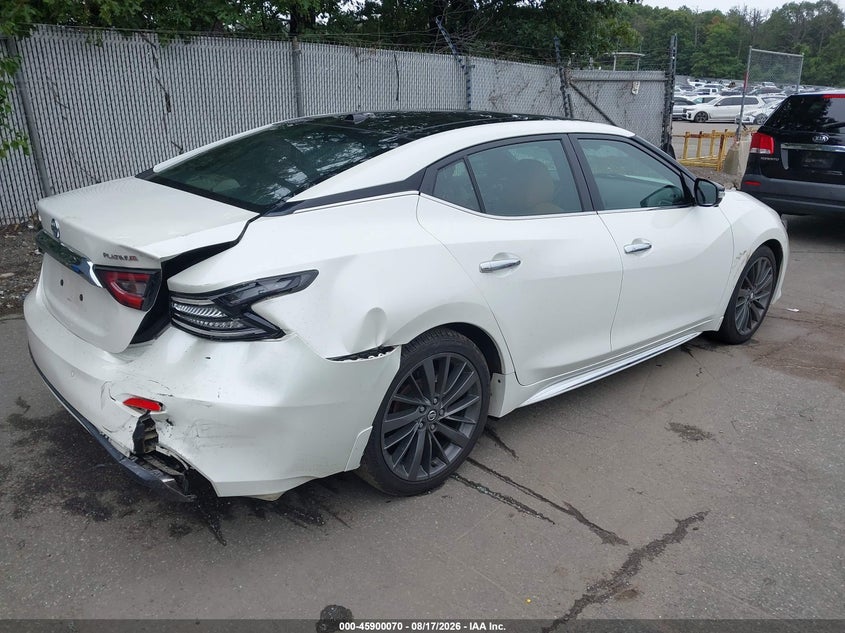 2020 Nissan Maxima VIN 1N4AA6FV2LC373265 IAAI salvage auction — REAR END, Wait Title, sold $7,100 on 2026-09-22 (photo 4)