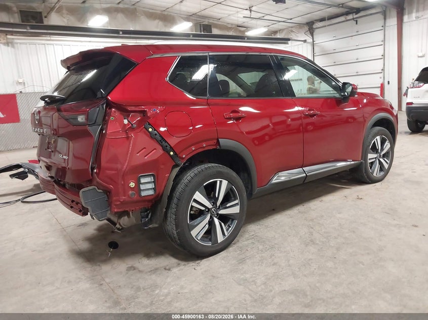 2023 Nissan Rogue VIN 5N1BT3CB4PC900337 IAAI salvage auction — REAR END, Salvage Title, sold $11,600 on 2026-09-27 (photo 4)