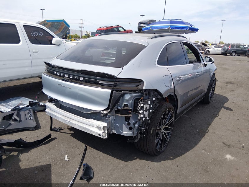 2025 Porsche Macan VIN WP1AB2XA8SL151450 IAAI salvage auction — LEFT SIDE, Wait Title, sold $34,200 on 2026-08-28 (photo 4)