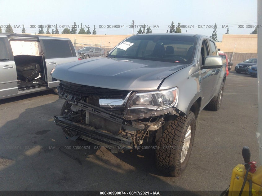 2019 Chevrolet Colorado VIN 1GCGSCEA5K1299154 IAAI salvage auction — Front End, Other, sold $10,500 on 2021-10-06 (photo 2)