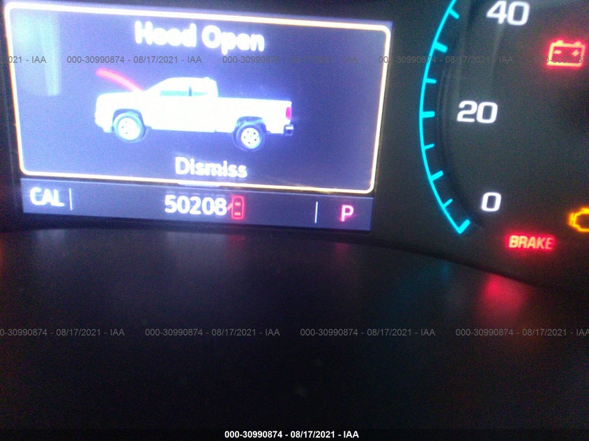 2019 Chevrolet Colorado VIN 1GCGSCEA5K1299154 IAAI salvage auction — Front End, Other, sold $10,500 on 2021-10-06 (photo 7)