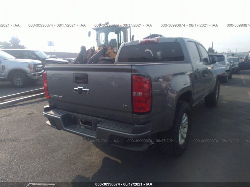 2019 Chevrolet Colorado VIN 1GCGSCEA5K1299154 IAAI salvage auction — Front End, Other, sold $10,500 on 2021-10-06 (photo 4)