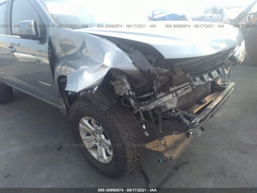 2019 Chevrolet Colorado VIN 1GCGSCEA5K1299154 IAAI salvage auction — Front End, Other, sold $10,500 on 2021-10-06 (photo 6)