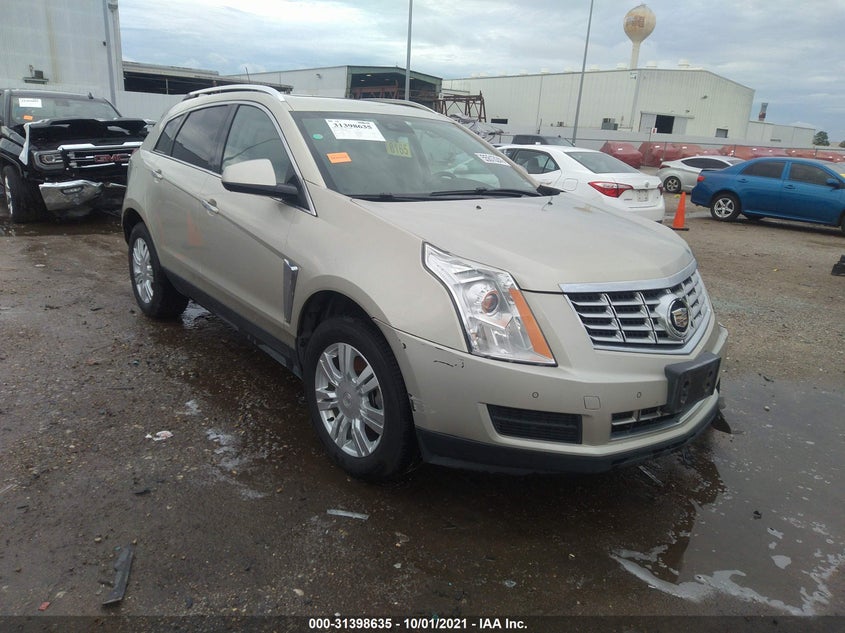 2013 Cadillac SRX VIN 3GYFNCE30DS626284 IAAI salvage auction — Side, Other, sold $4,975 on 2021-10-21 (photo 1)